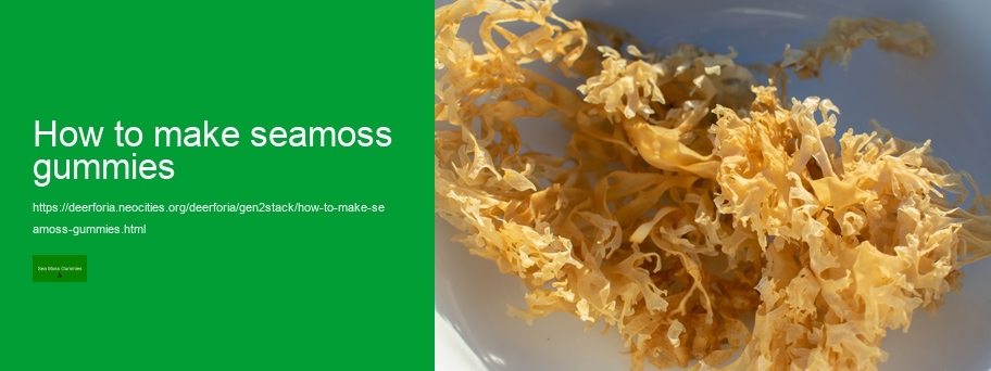 wild and organic sea moss gummies